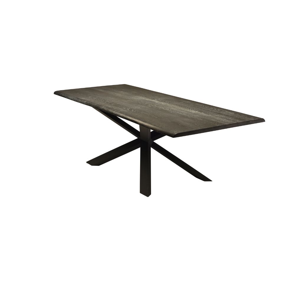 Nuevo HGSX196 COUTURE DINING TABLE in OXIDIZED GREY
